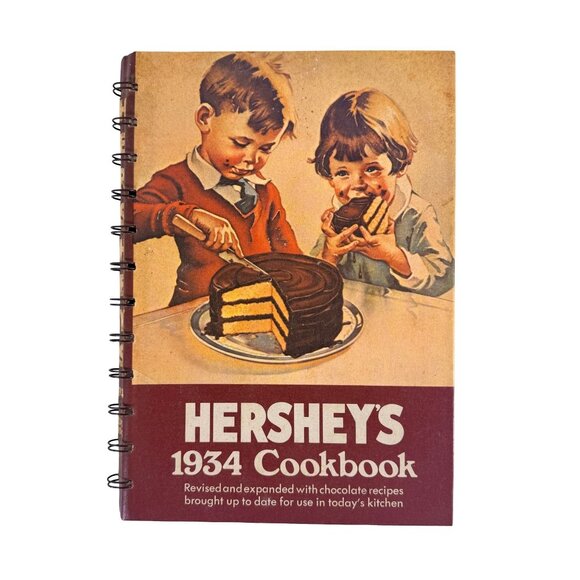 Hershey Foods Corporation Other - Hershey's 1934 Cookbook Chocolate Recipes Baking Desserts Hardcover Book 1971